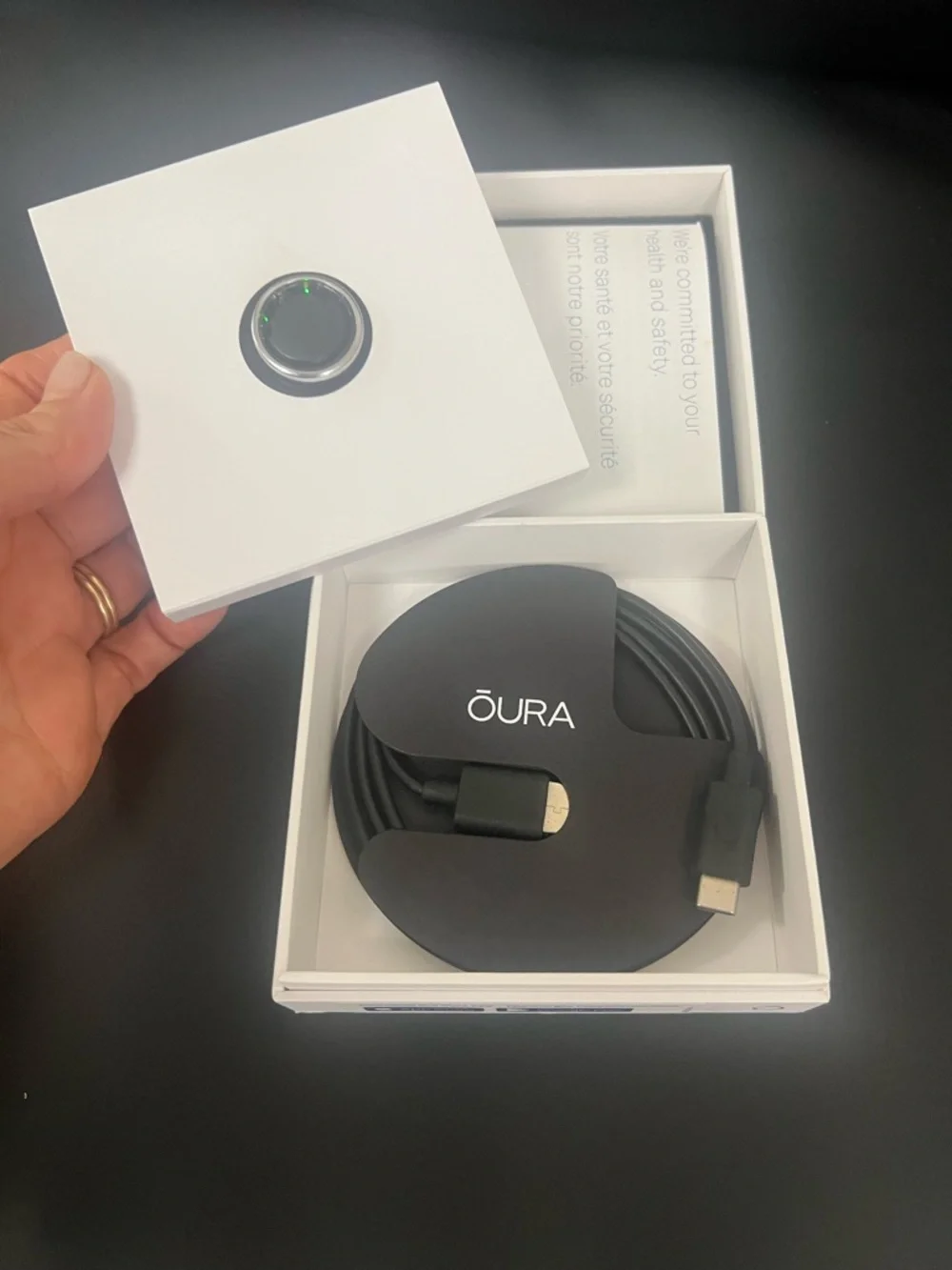 Oura Ring Silver Smart Health & Sleep Tracker HORIZON